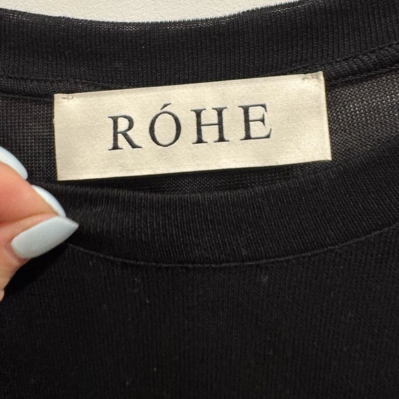 Rohe black maxi t shirt dress - Picture 7 of 9